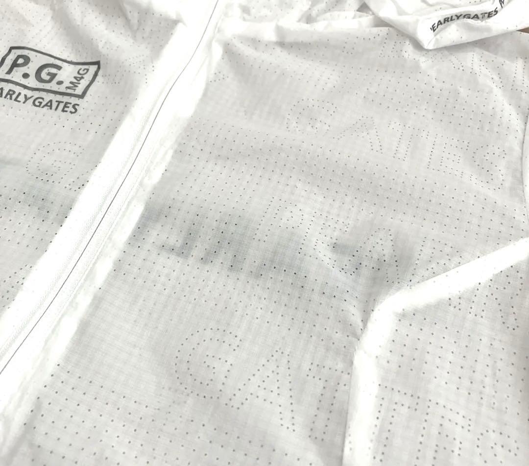 パーリーゲイツ ジャケット ウィンドブレーカー レディース 白 サイズ0 【新品