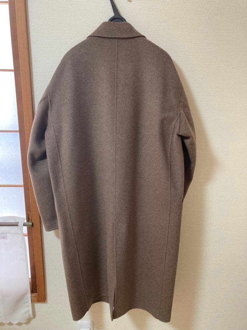 フレームワーク SUPER160’s ダブルブレストコート ブラウン 38