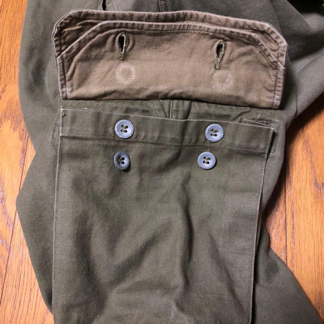 フランス軍M47パンツ 前期 メタルボタン 後期