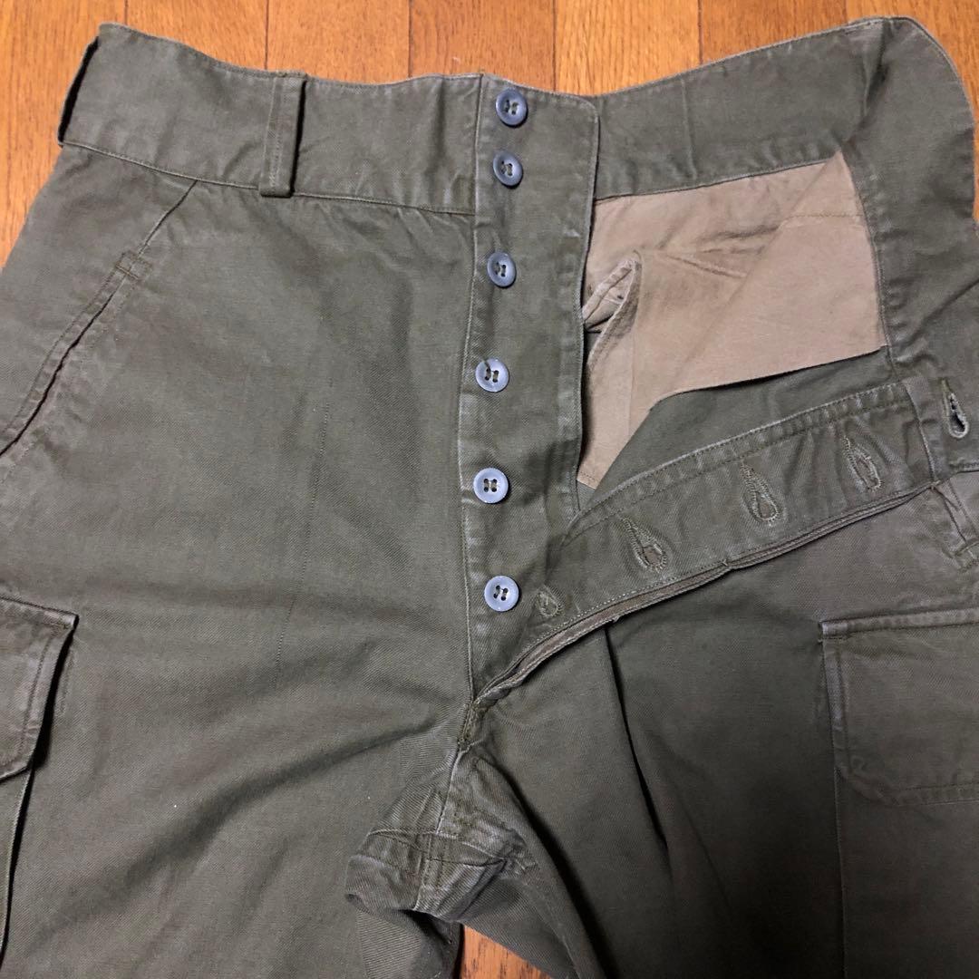 フランス軍M47パンツ 前期 メタルボタン 後期