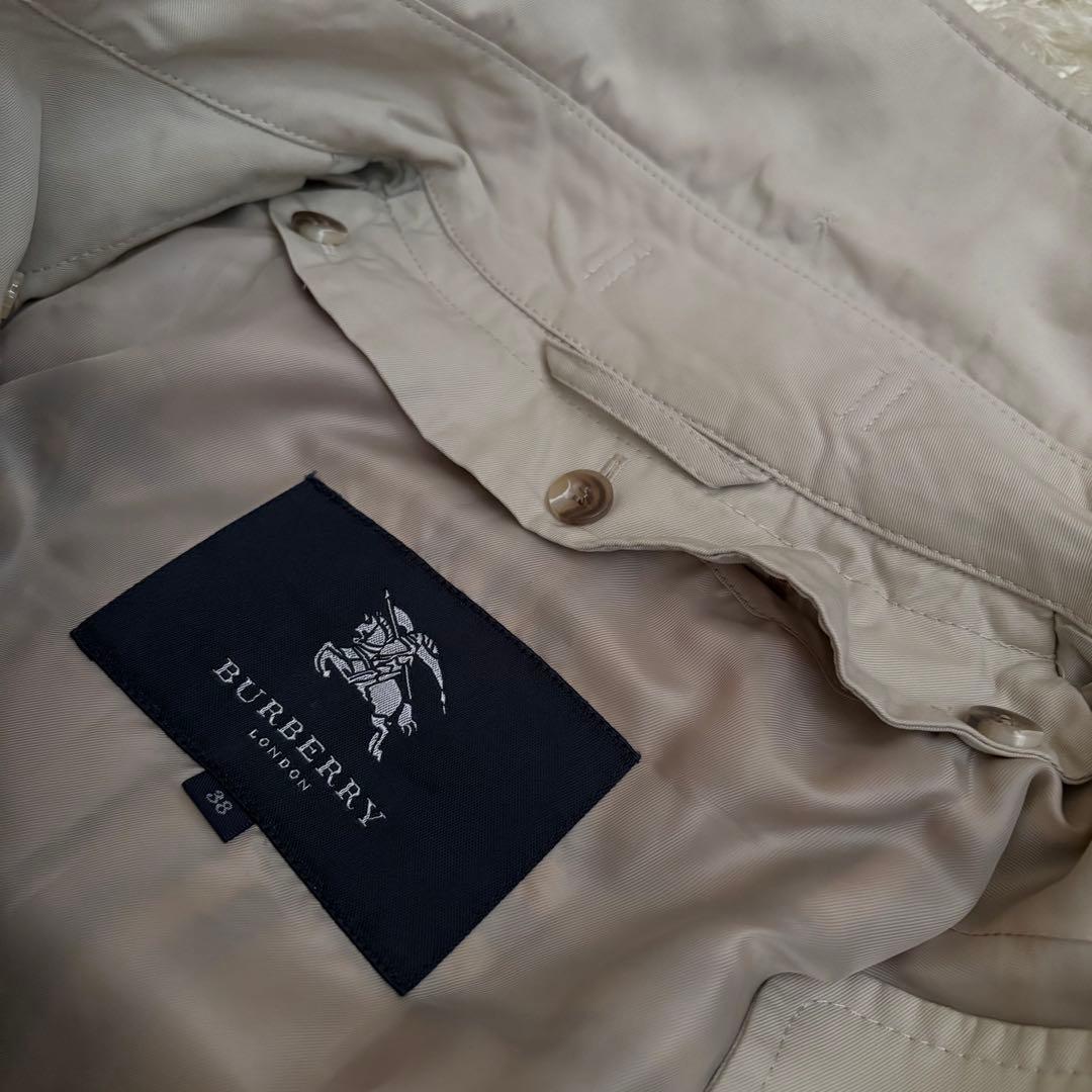 バーバリーロンドン トレンチコート ノバチェック ライナー ベルト M ベージュ