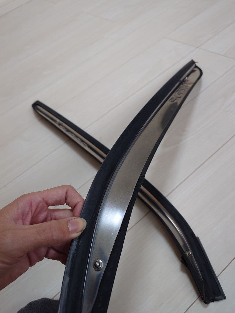 トヨタ　70 スープラ　純正メッキドアバイザー左右セット　希少　jza70