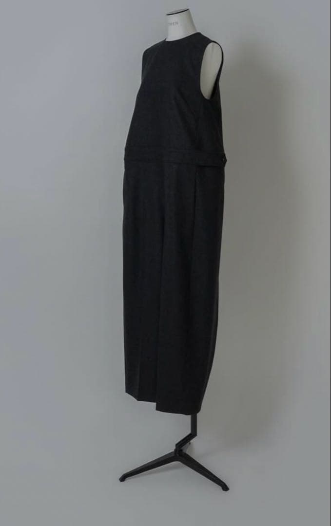 ローヘン lohen フランネルバイカラーステッチオールインワン