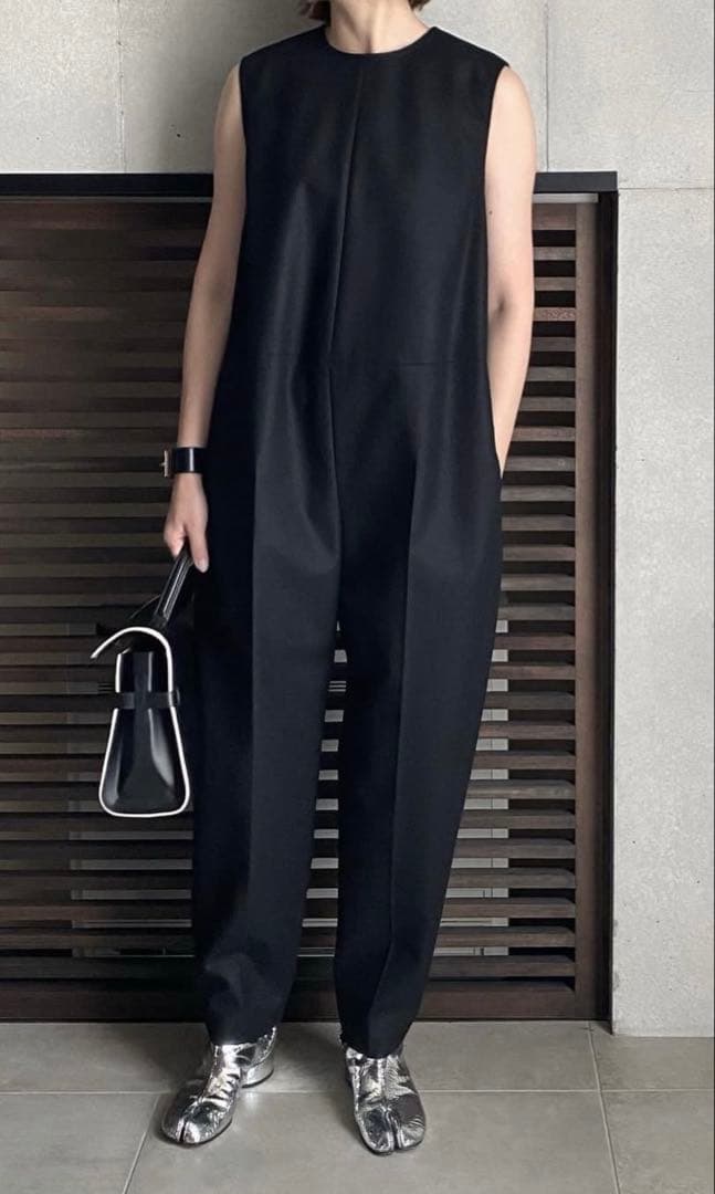 ローヘン lohen フランネルバイカラーステッチオールインワン