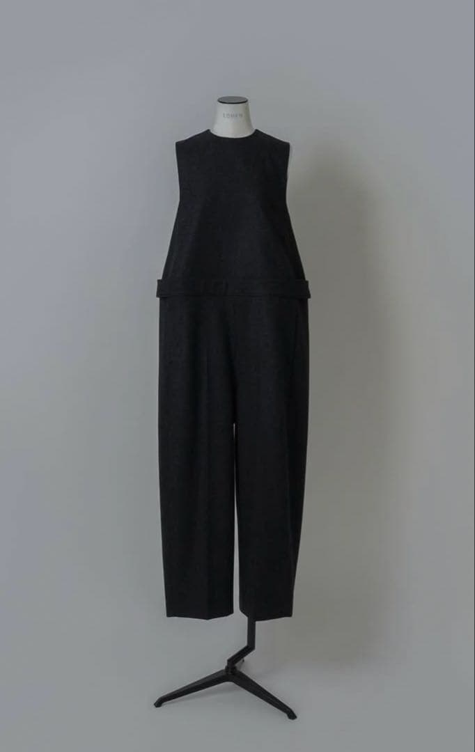 ローヘン lohen フランネルバイカラーステッチオールインワン