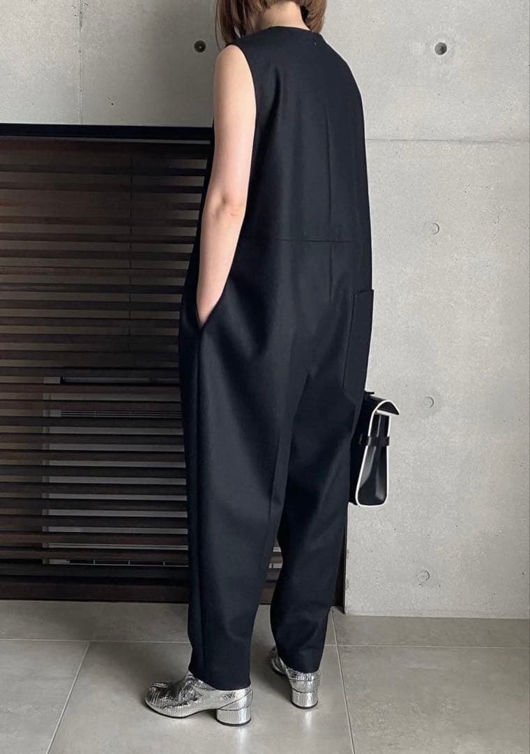 ローヘン lohen フランネルバイカラーステッチオールインワン