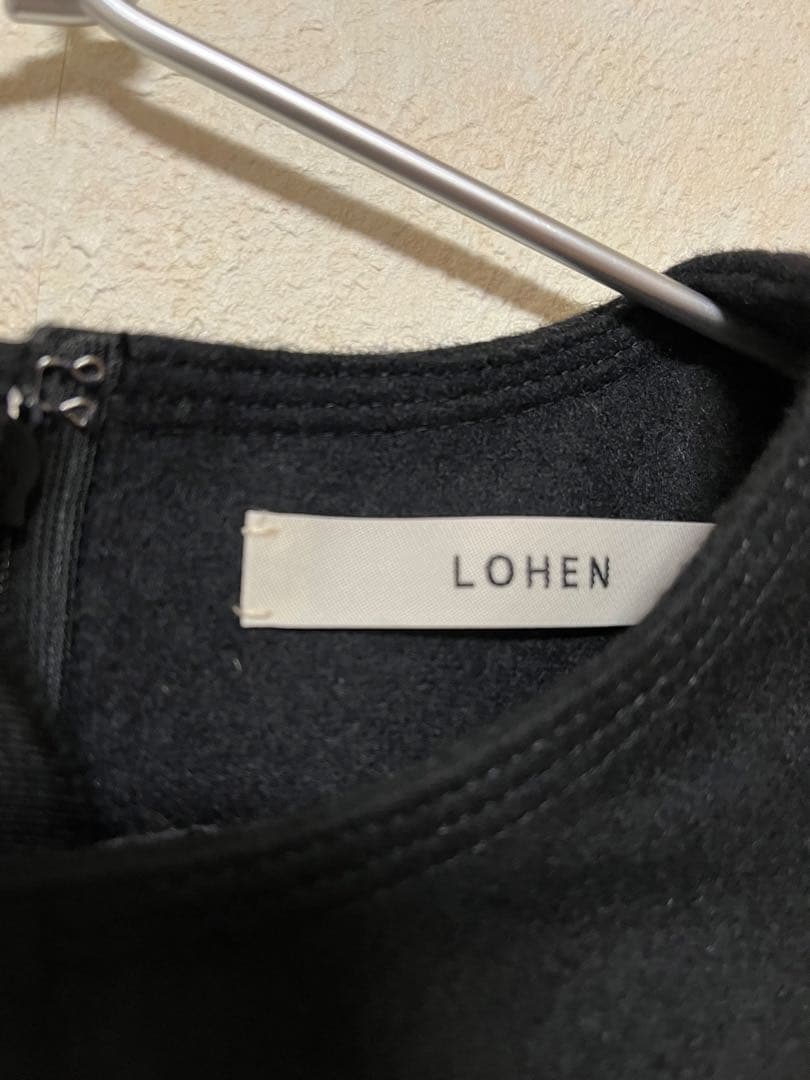 ローヘン lohen フランネルバイカラーステッチオールインワン