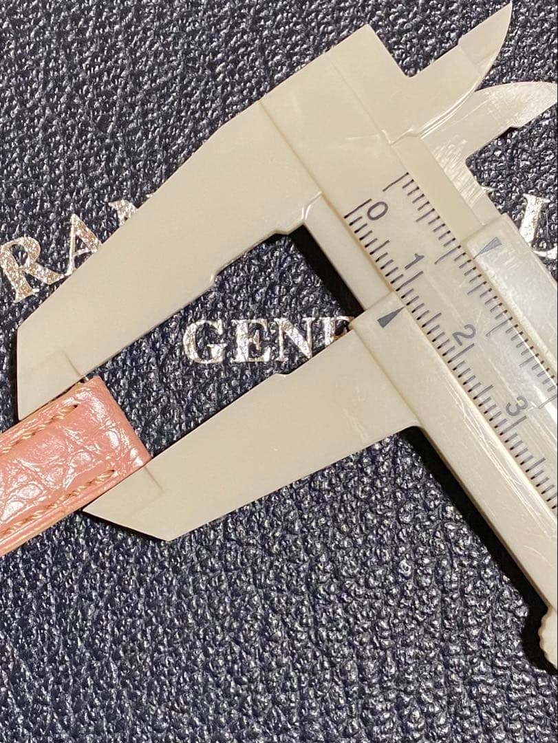 12mmフランクミュラー純正 パールピンク ストラップ ベルト 2250 レア