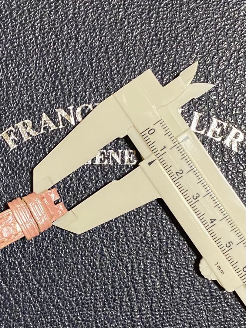 12mmフランクミュラー純正 パールピンク ストラップ ベルト 2250 レア