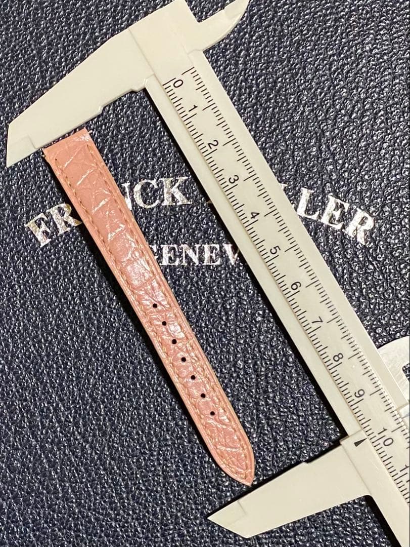 12mmフランクミュラー純正 パールピンク ストラップ ベルト 2250 レア