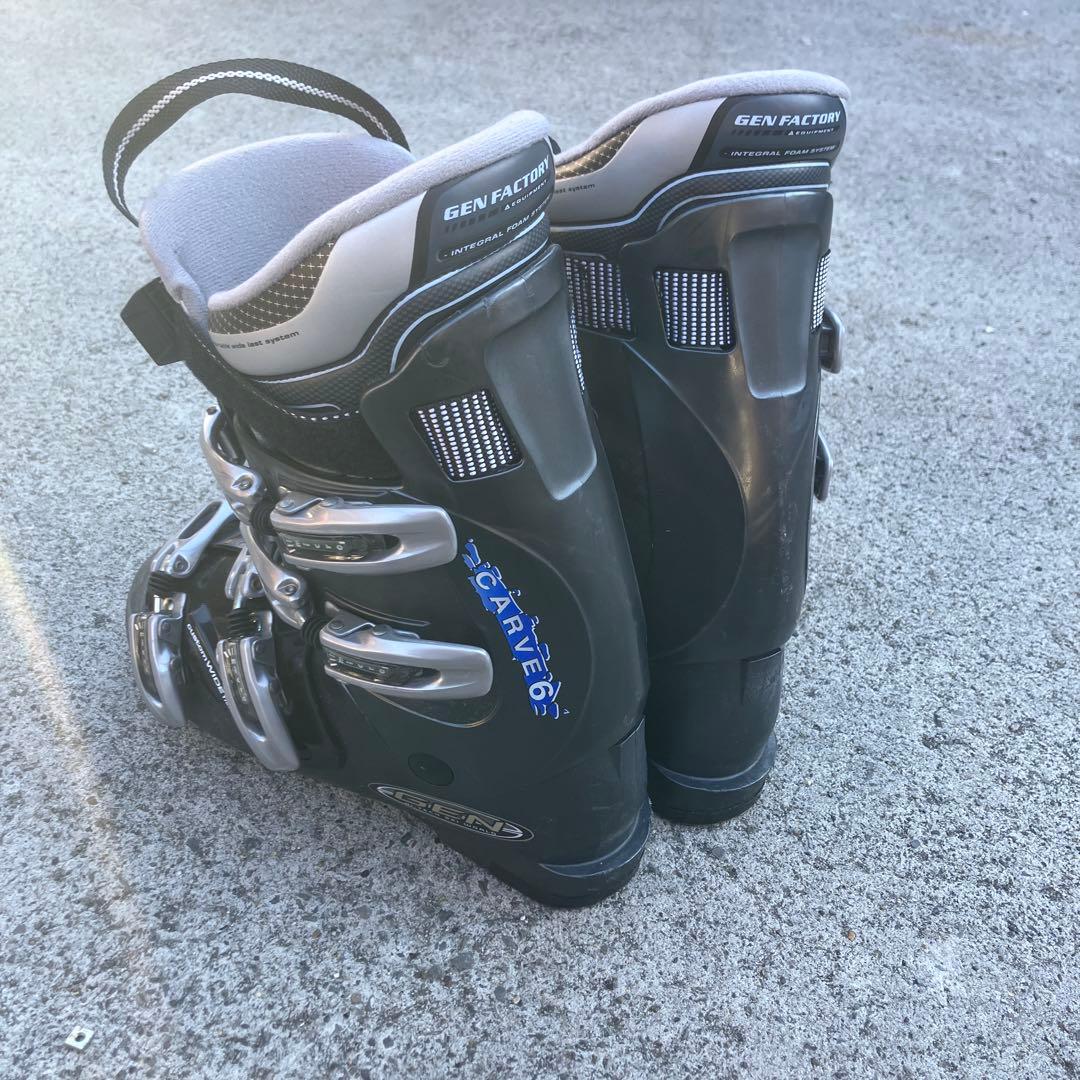 GEN FACTORY ゲンファクトリー CARVE6 スキーブーツ グレー 7