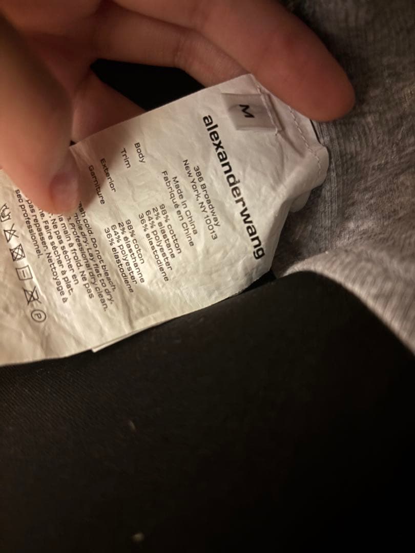 alexanderwang リブ ジャージー タンクトップM