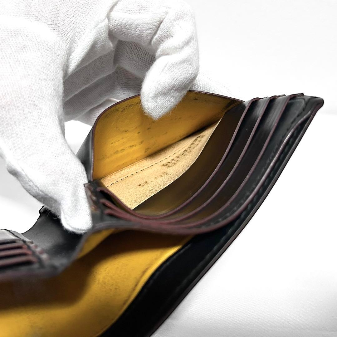 GANZO ガンゾ 2つ折り財布 SHELLCORDOVAN2 純札入れ