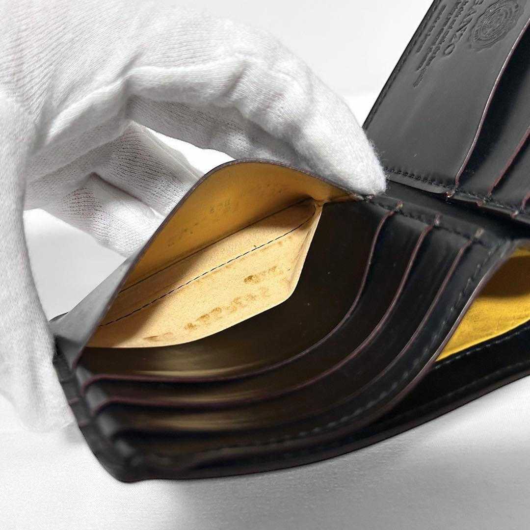 GANZO ガンゾ 2つ折り財布 SHELLCORDOVAN2 純札入れ