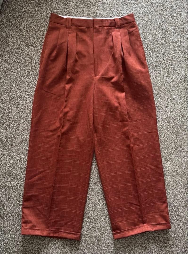 Smokey Joe's レッドチェック スラックス