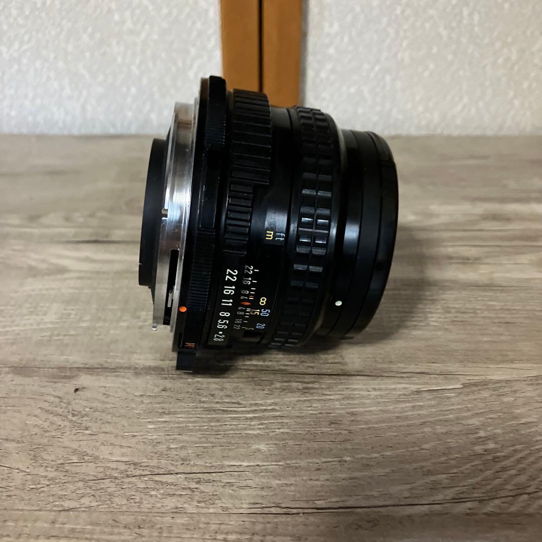 E-5【美品】PENTAX SMC 67 90mm F2.8 中判レンズ レトロ