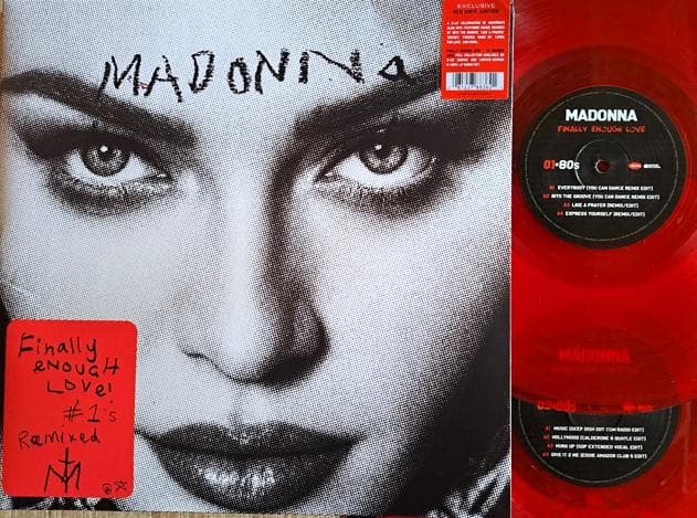 マドンナ 　Finally Enough Love　限定盤 赤カラー盤 LP