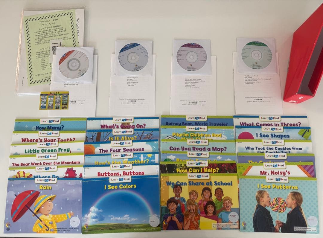 CTP レベル1 絵本24冊+CD+日本語解説書+ワークシート