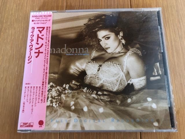 マドンナ ライクアヴァージン CD 帯付 名盤 80年代 d734y78