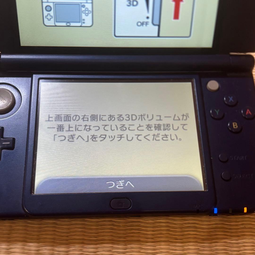 美品 New Nintendo 3DS LL メタリックブルー 動作良好 充電器