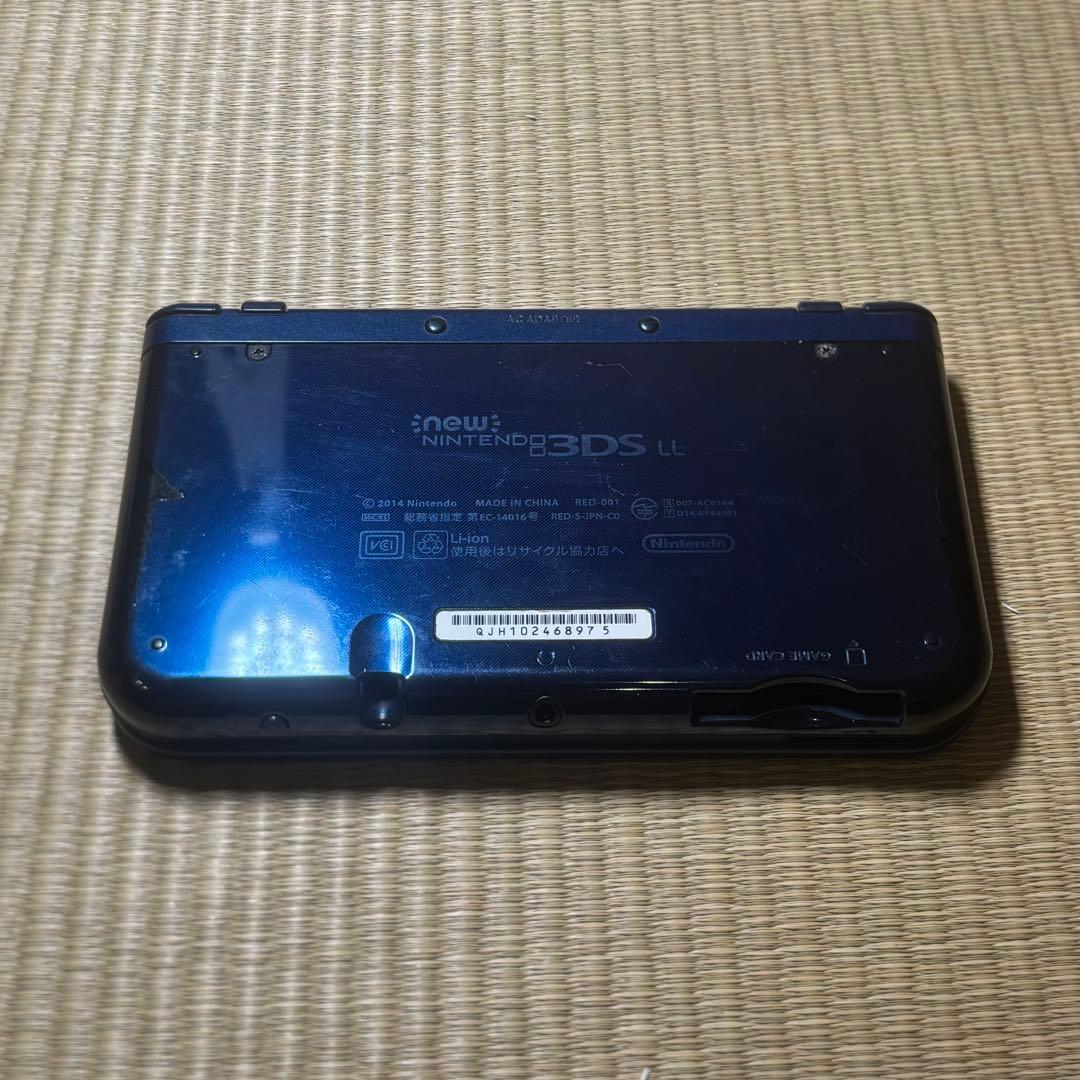 美品 New Nintendo 3DS LL メタリックブルー 動作良好 充電器