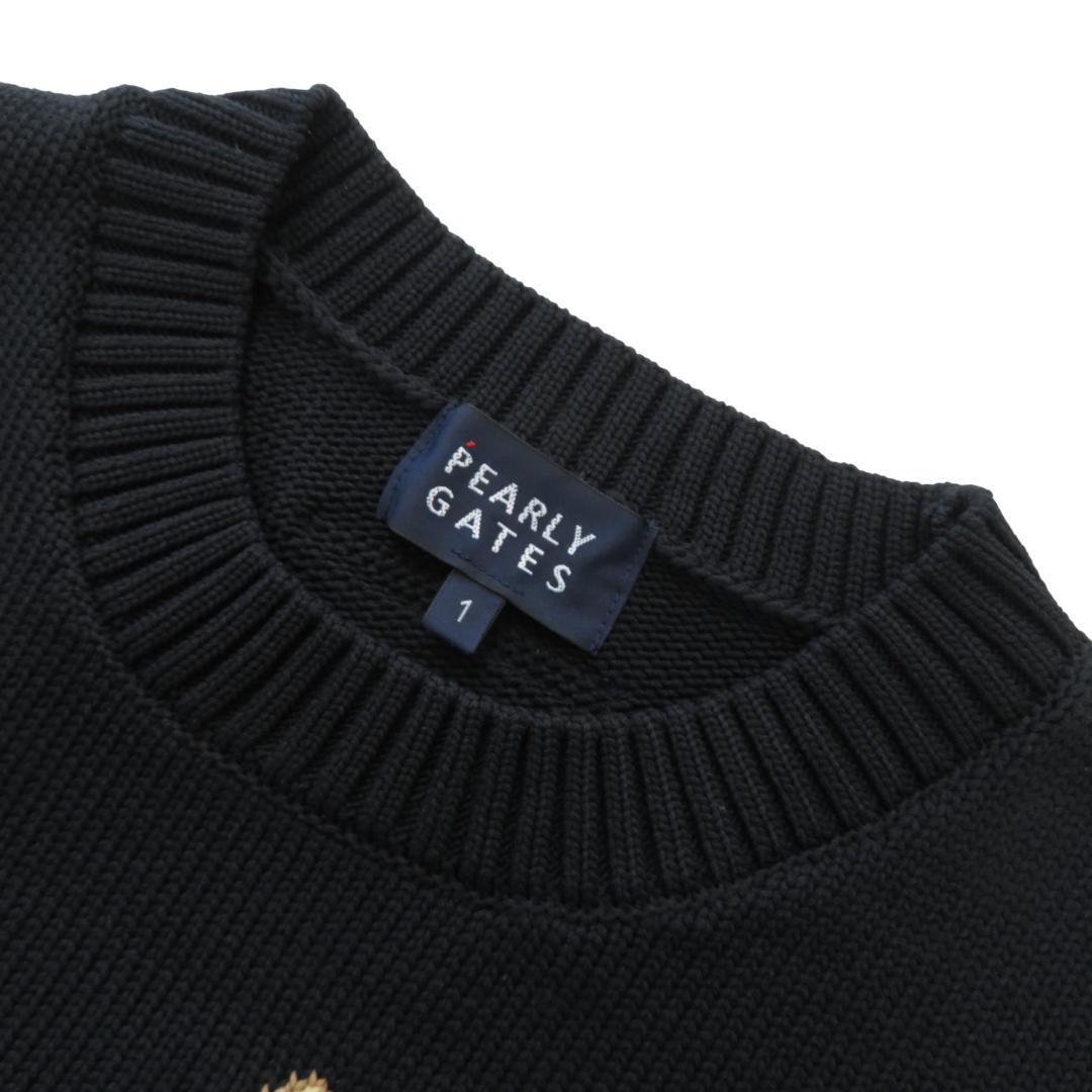 【美品】PEARLY GATES ニットセーター 1 非売品 [M7433]