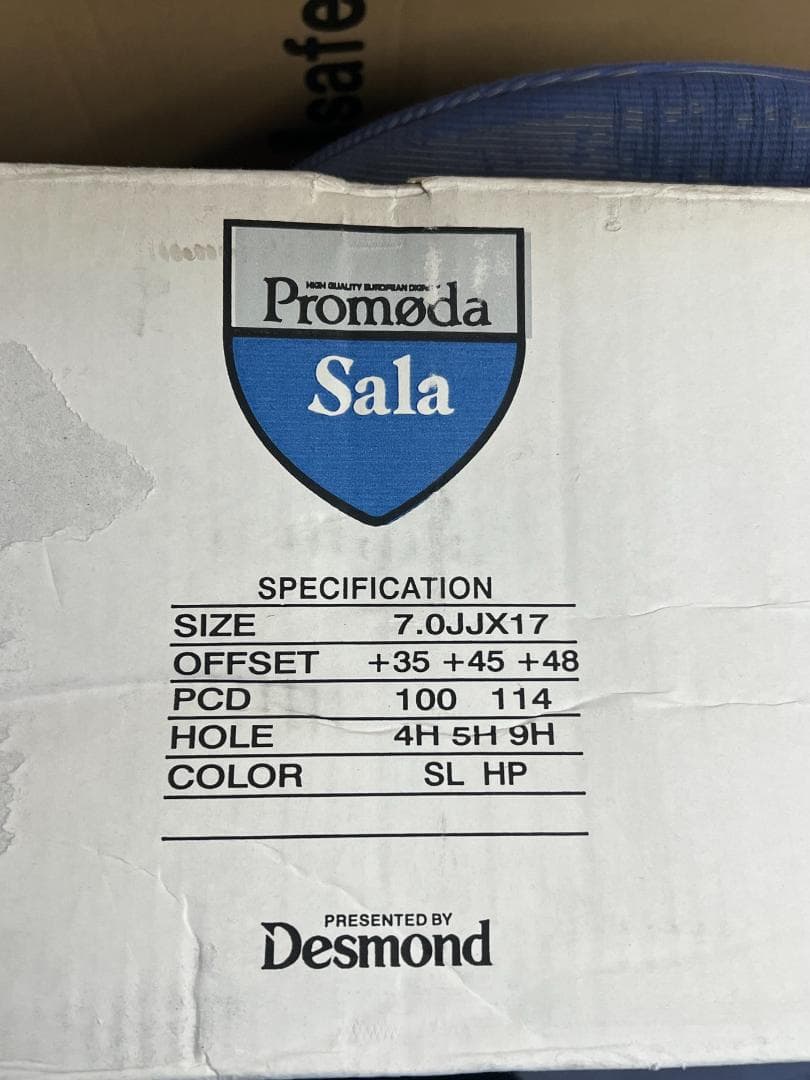 Promoda 17インチ　4H5Hマルチ　7.0JJ　深リム　美品