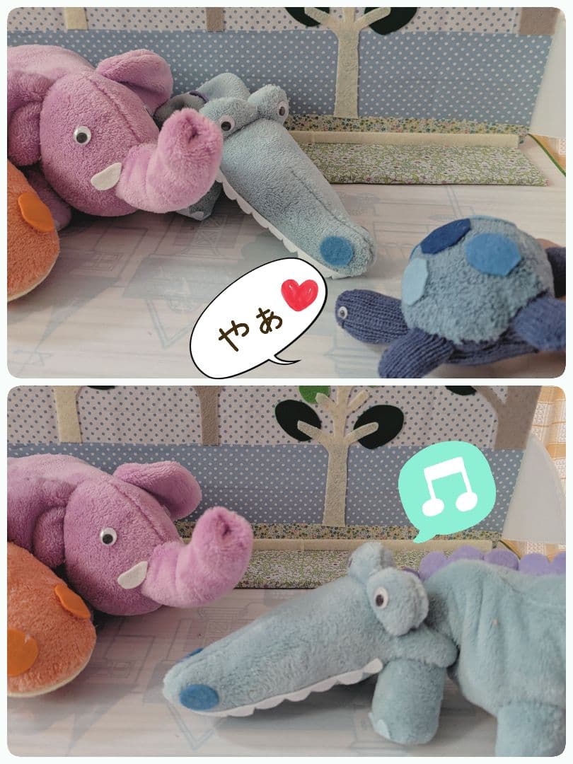 とんとん様オーダー品　テーブルシアター　さんぽ