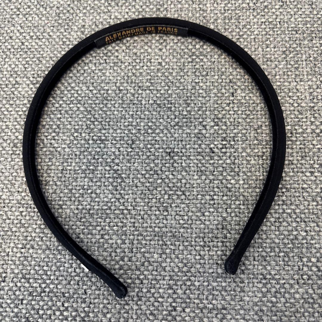 ALEXANDRE DE PARIS 0.6 ブラックカチューシャ