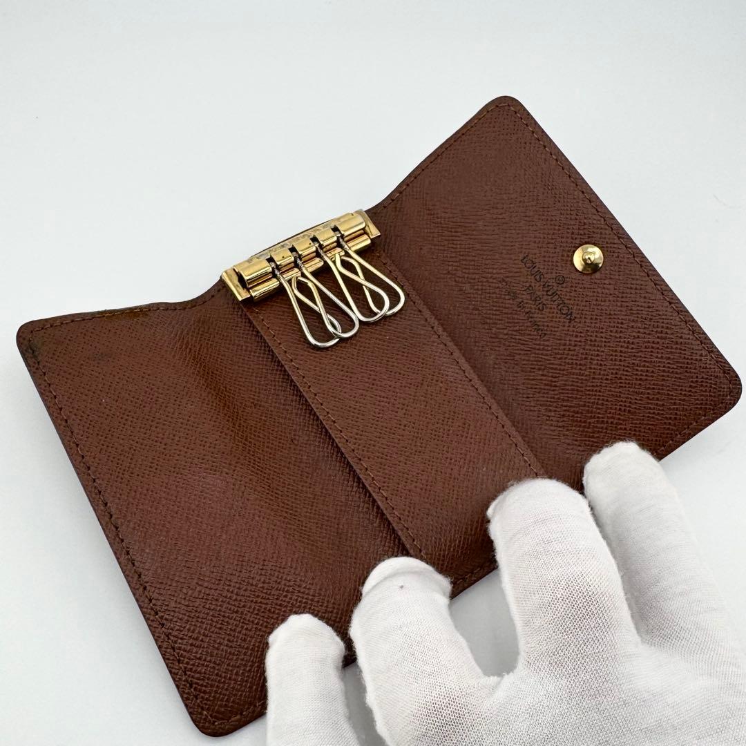 【極美品】ルイヴィトン ミュルティクレ4 キーケース 4連 モノグラム