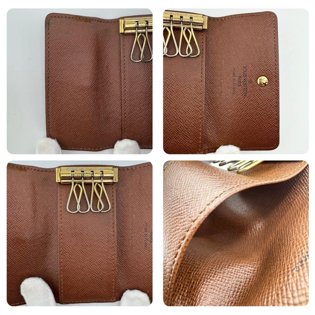 【極美品】ルイヴィトン ミュルティクレ4 キーケース 4連 モノグラム