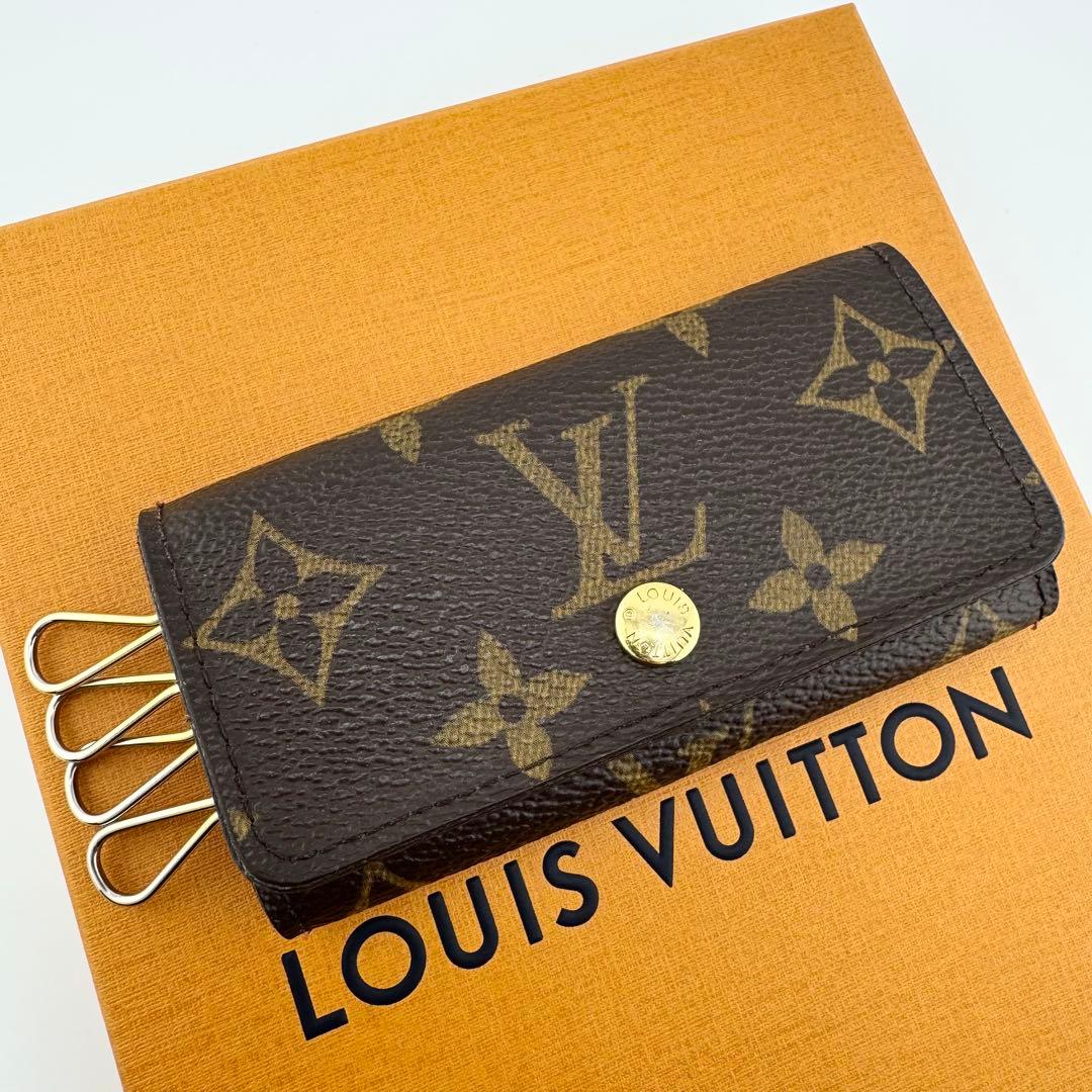 【極美品】ルイヴィトン ミュルティクレ4 キーケース 4連 モノグラム