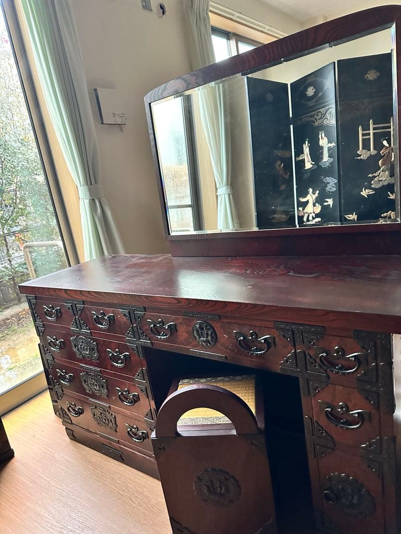 最終値下げ、岩谷堂家具、美品ドレッサー本体（椅子なし）