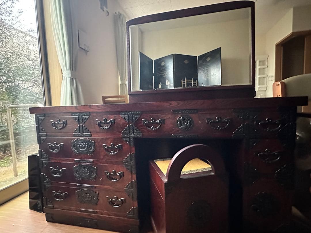 最終値下げ、岩谷堂家具、美品ドレッサー本体（椅子なし）