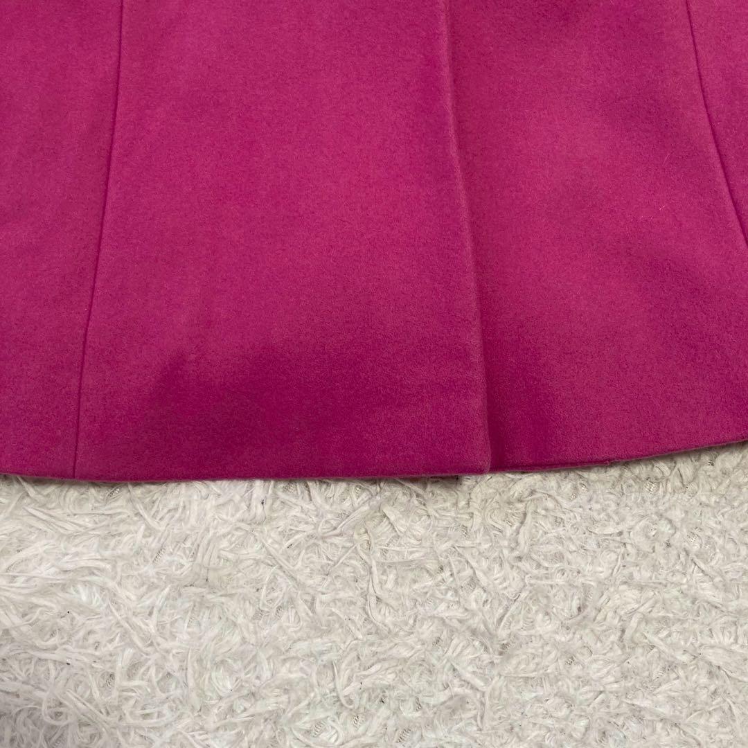 Chestyビジューウールコート ピンク 0 キレイめ