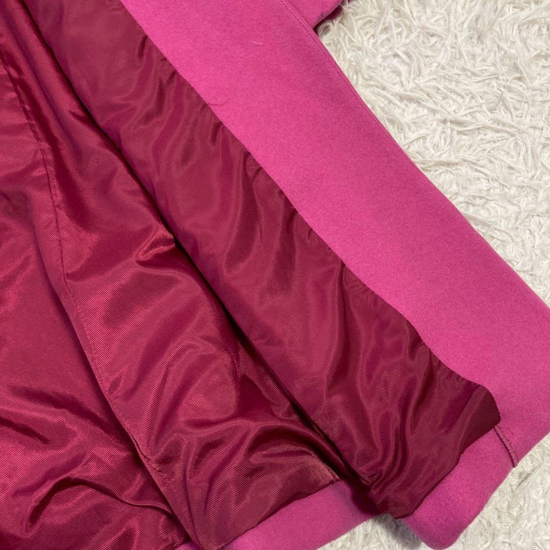 Chestyビジューウールコート ピンク 0 キレイめ