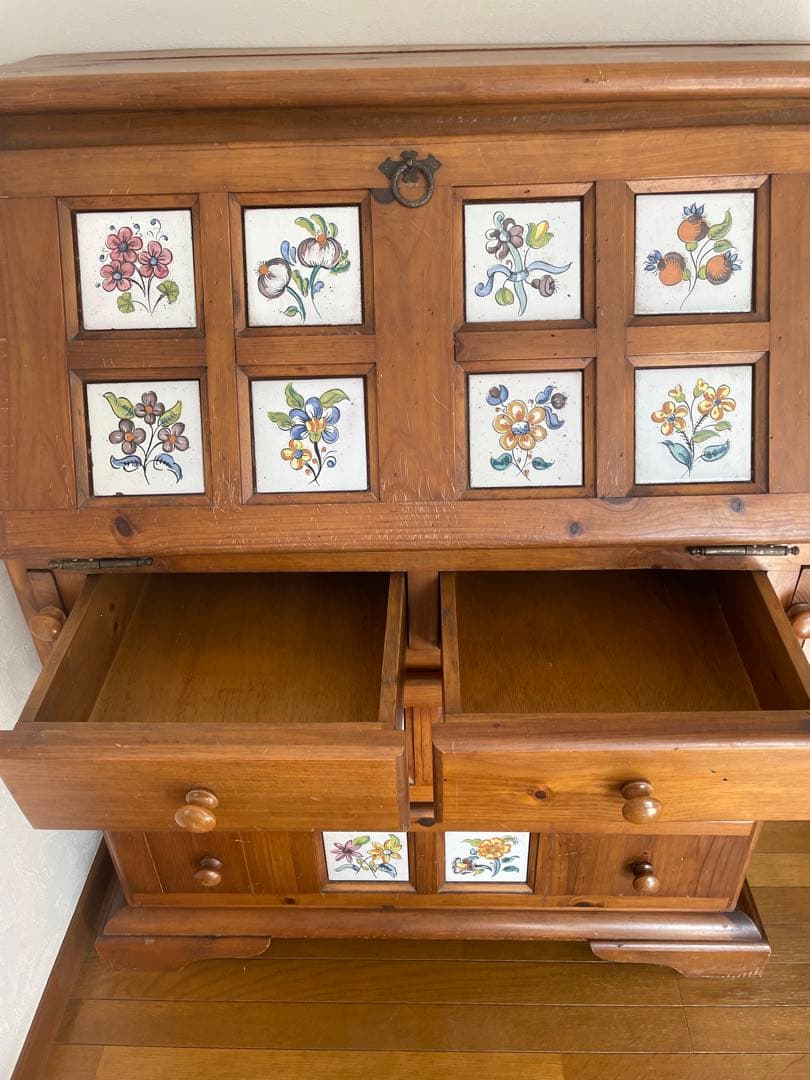 スペインタイル　カントリーデスク