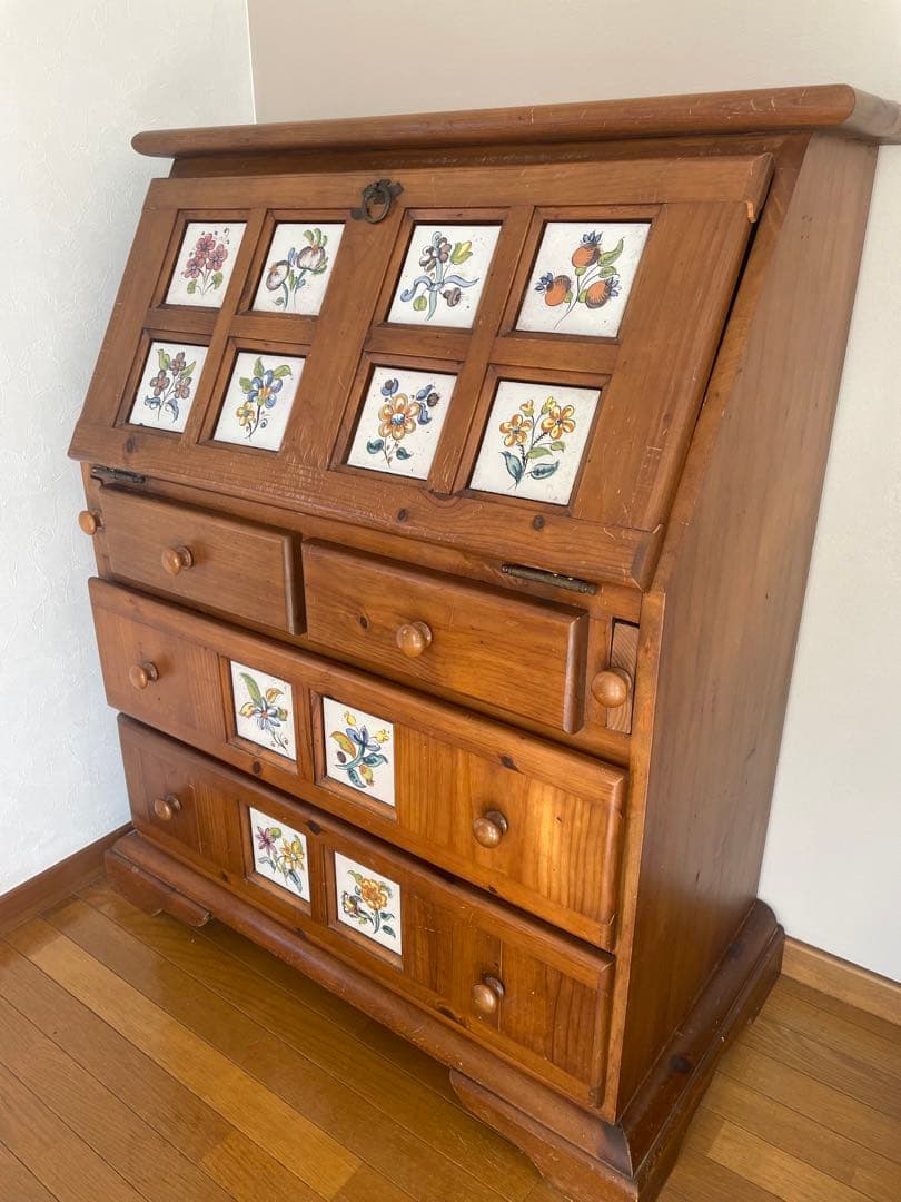 スペインタイル　カントリーデスク