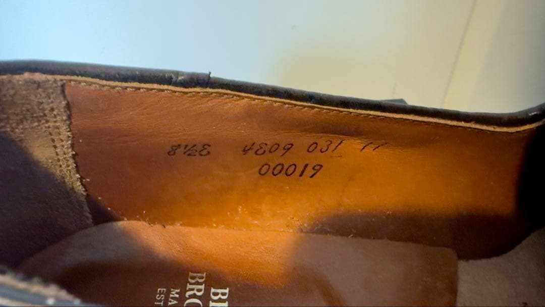 ブルックスブラザーズ Alden タッセルローファー8ハーフ E