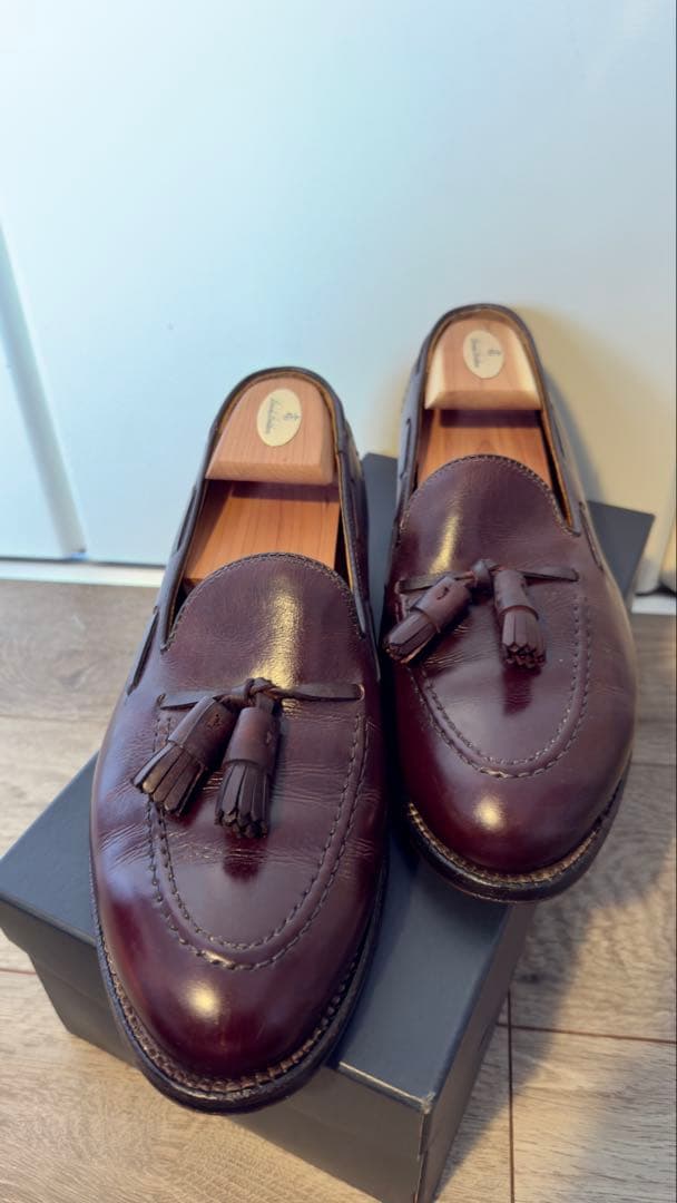 ブルックスブラザーズ Alden タッセルローファー8ハーフ E