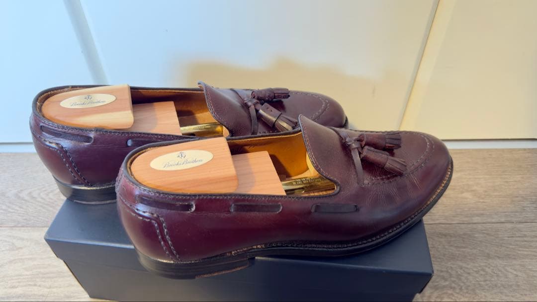 ブルックスブラザーズ Alden タッセルローファー8ハーフ E