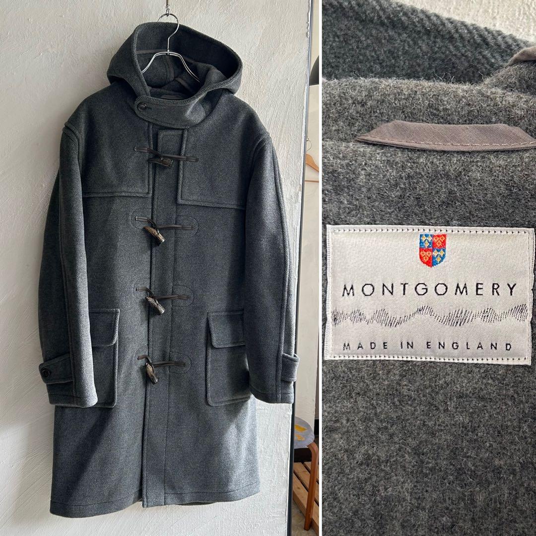 極美 イングランド製 montgomery ヘリンボーン ダッフルコート