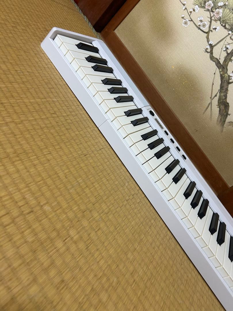 専用【美品】Longeye ポータブル電子ピアノ 88鍵盤 ホワイト ロンアイ