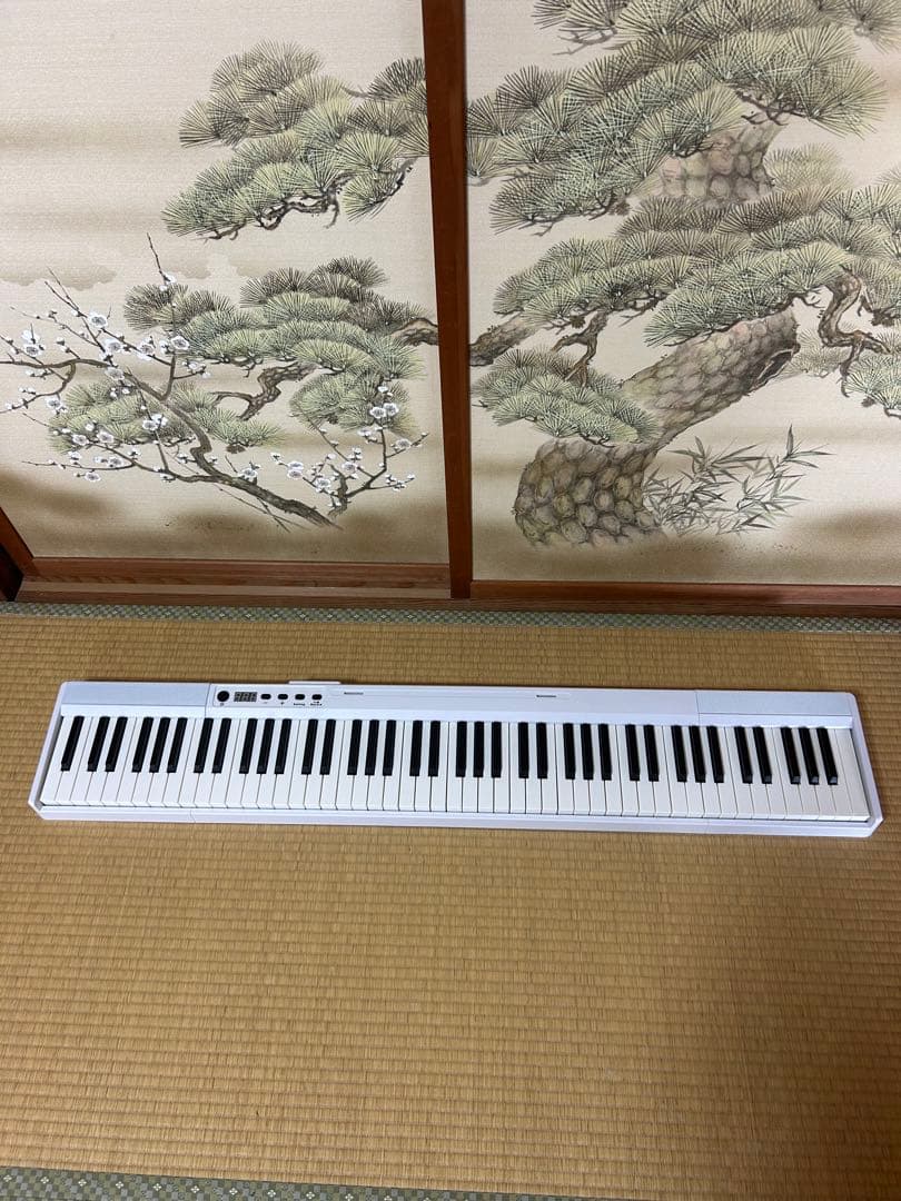 専用【美品】Longeye ポータブル電子ピアノ 88鍵盤 ホワイト ロンアイ