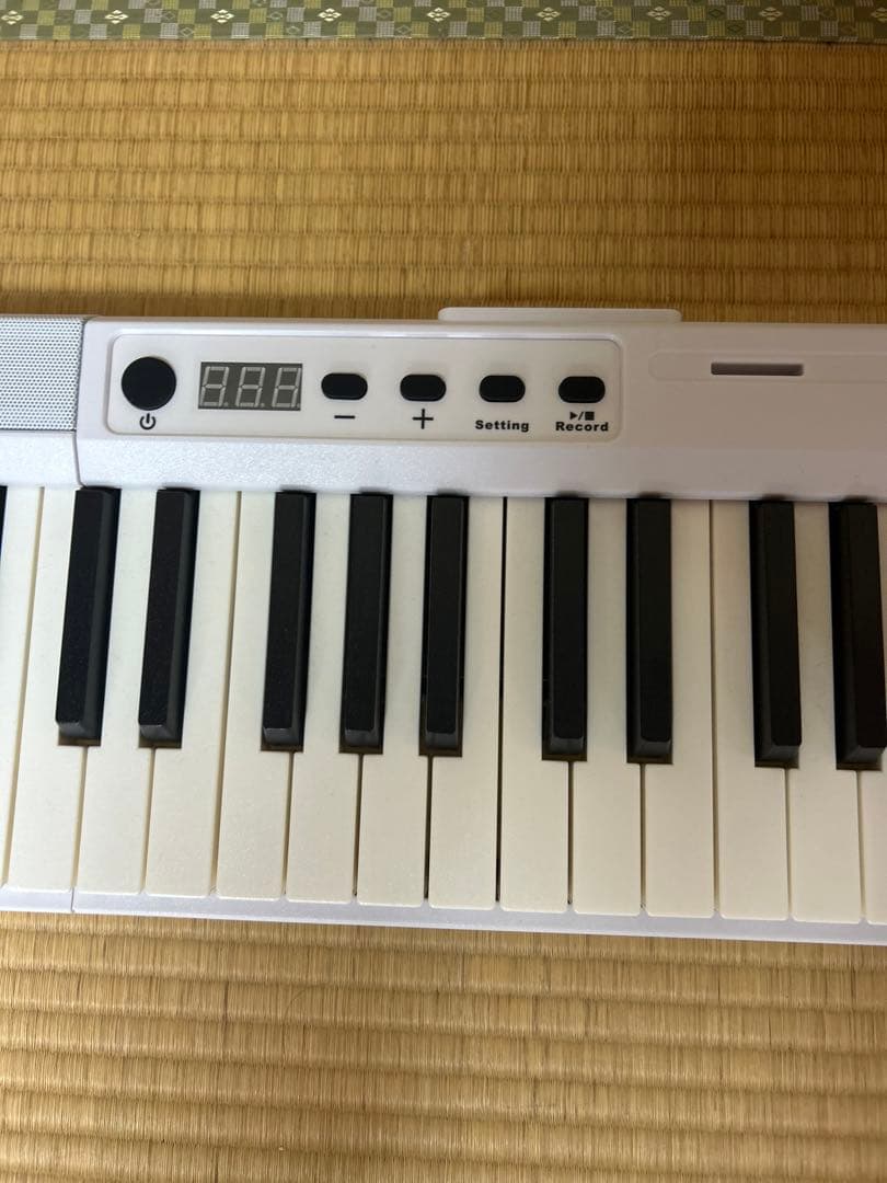 専用【美品】Longeye ポータブル電子ピアノ 88鍵盤 ホワイト ロンアイ