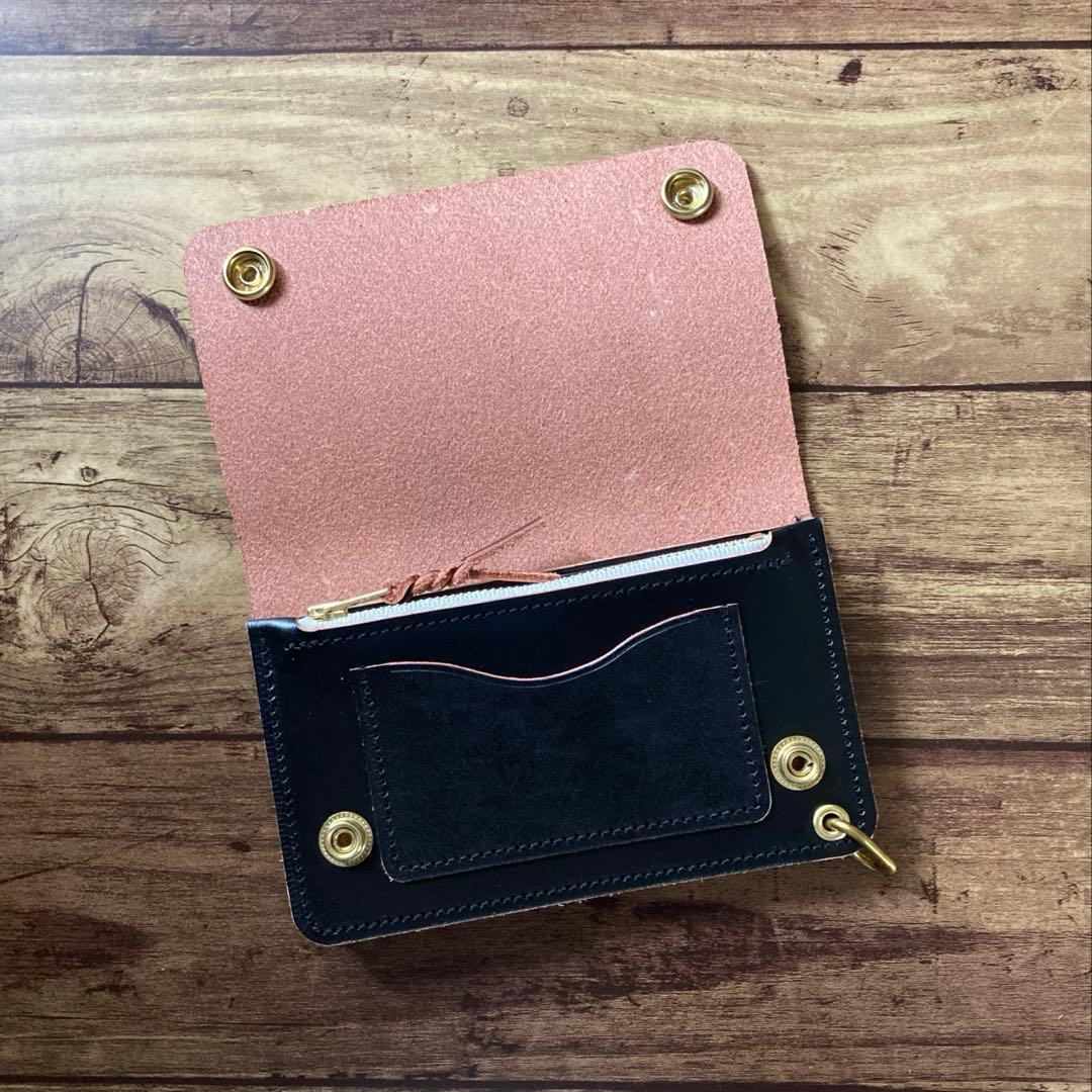 【ゆきの】北米ステアハイド トラッカーウォレット200【フルオーダー】