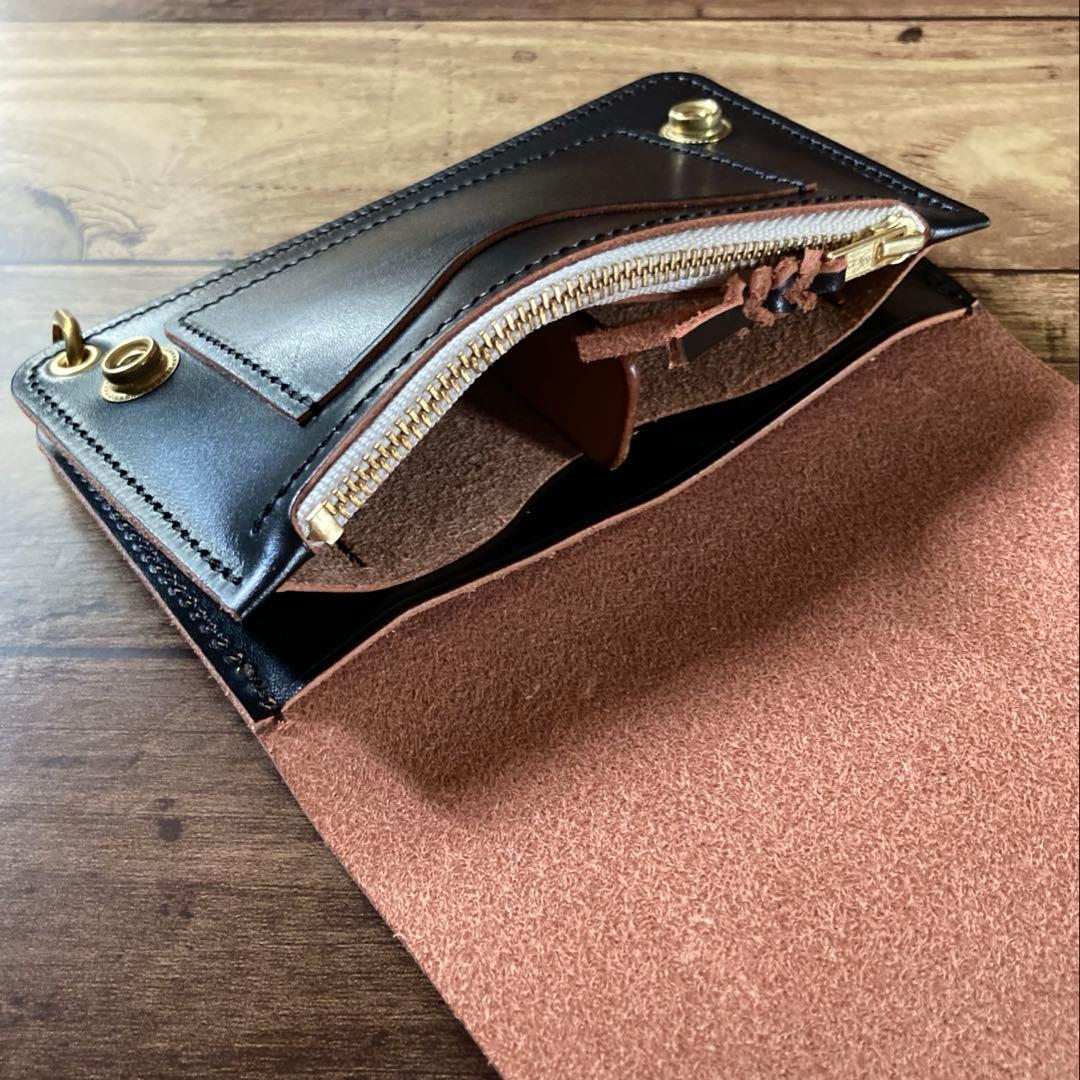 【ゆきの】北米ステアハイド トラッカーウォレット200【フルオーダー】