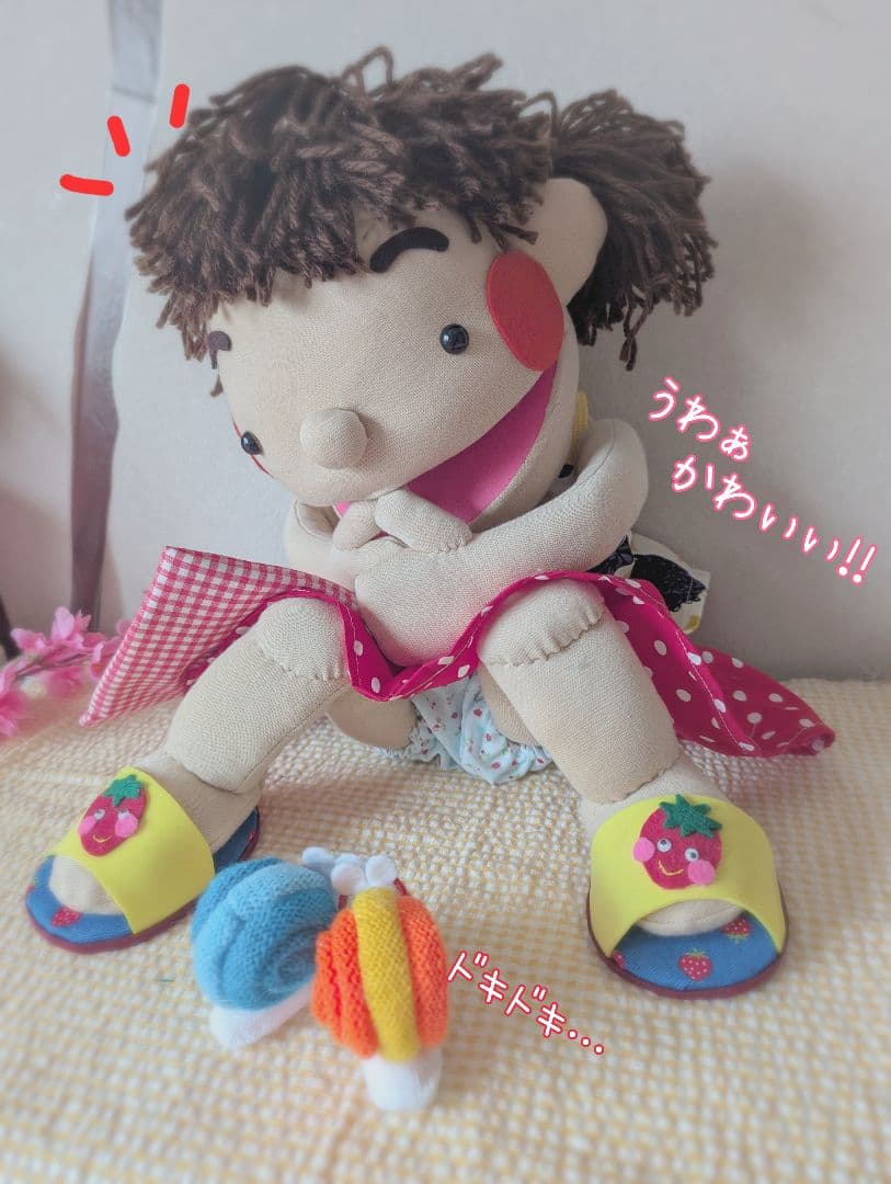 プーたん♥様オーダー品　こぶたがみちを　パクパクパペット