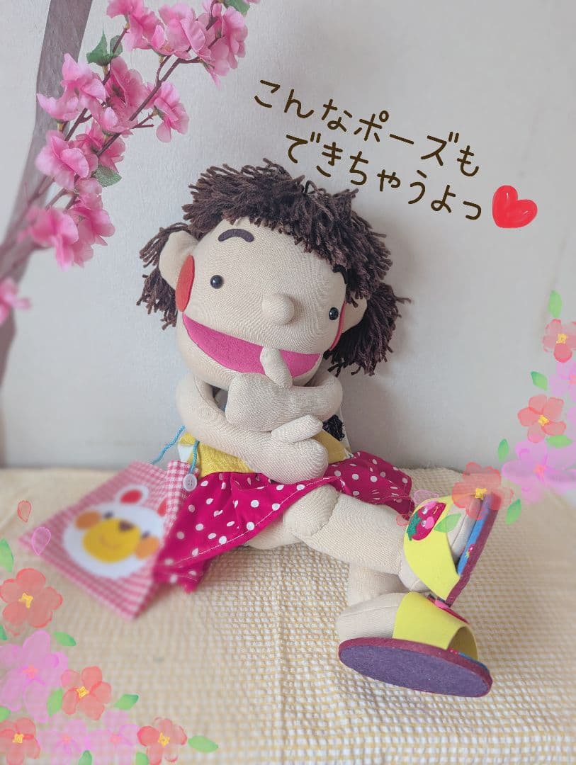 プーたん♥様オーダー品　こぶたがみちを　パクパクパペット