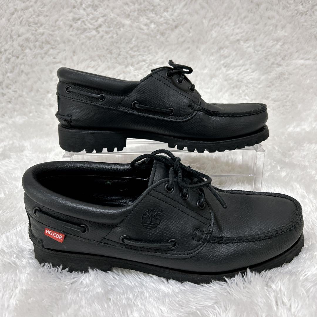美品✨　Timberland 3eye HELCOR デッキシューズ　ブラック